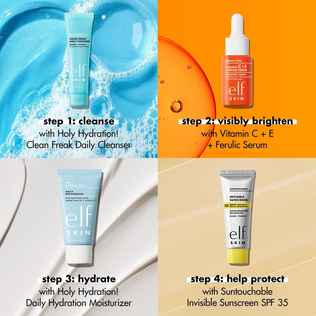 Wake the e.l.f. Up Skincare Kit